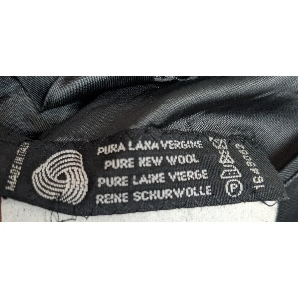 Gian Carlo Lamberti Made in Italy Vtg Gray Virgin Wool Suit Jacket Size 43